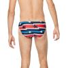 imageSpeedo Mens Swimsuit Brief Powerflex Eco Solar RED WHITE BLUE 30