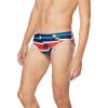 imageSpeedo Mens Swimsuit Brief Powerflex Eco Solar RED WHITE BLUE 30