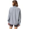 imageSpeedo UnisexAdult Sweatshirt Quarter Zip Pull Over Team Warm Up2024 Heather Grey