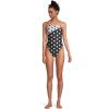 imageSpeedo Womens Swimsuit One Piece Endurance Turnz Tie Back Printed