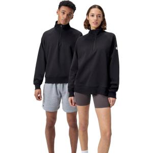 imageSpeedo UnisexAdult Sweatshirt Quarter Zip Pull Over Team Warm Up2024 Team Black