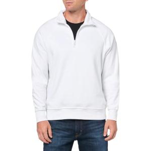 imageSpeedo UnisexAdult Sweatshirt Quarter Zip Pull Over Team Warm Up2024 Team White