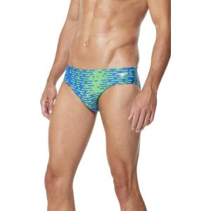 imageSpeedo Mens Swimsuit Brief ProLT Printed Team ColorsBlueGreen