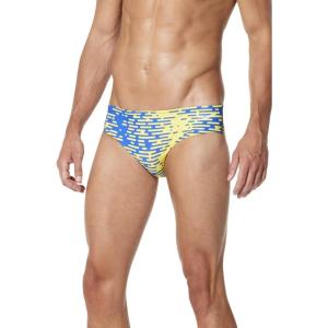 imageSpeedo Mens Swimsuit Brief ProLT Printed Team ColorsSapphireGold
