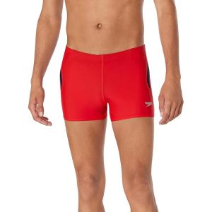 imageSpeedo Swimsuit Square Leg Eco Flex BeachstarSplice High Risk Red