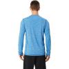 imageSpeedo Mens UV Swim Shirt Long Sleeve Loose Fit Easy TeeLoose Space Dye Classic Blue