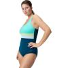 imageSpeedo Womens Swimsuit One Piece Sweetheart Moderate CutBanded Dark Teal