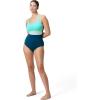 imageSpeedo Womens Swimsuit One Piece Sweetheart Moderate CutBanded Dark Teal