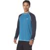 imageSpeedo Mens UV Swim Shirt Long Sleeve Loose Fit Easy TeeLoose Ocean DepthsNavy