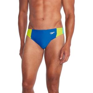 imageSpeedo Swimsuit Brief Eco Flex 2 Outseam BeachstarVertical Block Turkish Sea