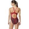 imageSpeedo Womens Swimsuit One Piece PowerFlex Flyback Printed Adult Team ColorsModern Speedo Red