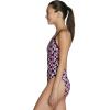 imageSpeedo Womens Swimsuit One Piece PowerFlex Flyback Printed Adult Team ColorsTile Shards Pink