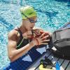 imageSpeedo Elastomeric Solid Silicone Swim CapBlue