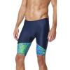 imageSpeedo Mens Swimsuit Jammer ProLT Printed Team ColorsBlueGreen