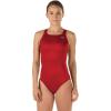 imageSpeedo Womens Swimsuit One Piece Endurance The One Solid Team Colors  Manufacturer DiscontinuedUs Red