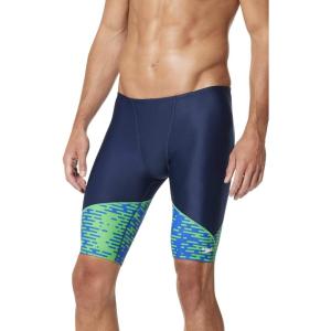 imageSpeedo Mens Swimsuit Jammer ProLT Printed Team ColorsBlueGreen