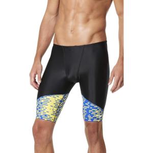 imageSpeedo Mens Swimsuit Jammer ProLT Printed Team ColorsSapphireGold