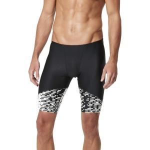 imageSpeedo Mens Swimsuit Jammer ProLT Printed Team ColorsSpeedo Black