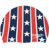 imageSpeedo Swim Cap SiliconeElastomericNavyRedWhite