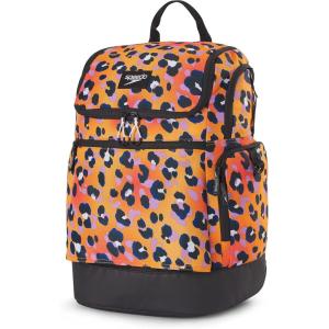 imageSpeedo UnisexAdult Large Teamster Backpack 35Liter20 Cheetah Orange Pop