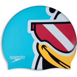 imageSpeedo UnisexYouth Swim Cap Silicone JuniorChima Kira Azure