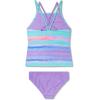 imageSpeedo Girls Swimsuit Two Piece Tankini Thin StrapBiarritz Stripe