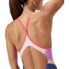 imageSpeedo Womens Swimsuit One Piece Quantum Splice Thin Strap High Cut SolidFushion Hapuna Blue