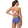 imageSpeedo Womens Swimsuit One Piece Quantum Splice Thin Strap High Cut SolidFushion Hapuna Blue