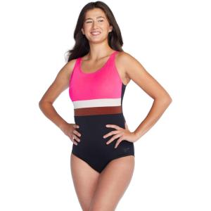 imageSpeedo Womens Swimsuit One Piece Sweetheart Moderate CutBanded Fandango Pink