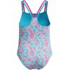 imageSpeedo Girls Swimsuit One Piece Thin StrapsWavy Daisy Blue