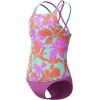 imageSpeedo Girls Swimsuit Two Piece Tankini Thin StrapArctic Glass