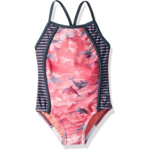 imageSpeedo Girls Swimsuit One Piece Thin StrapsCoral