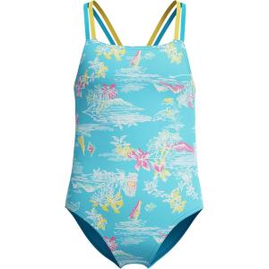 imageSpeedo Girls Swimsuit One Piece Thin StrapsDolphin Island