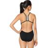 imageSpeedo Womens Solid Endurance Thin Strap SwimsuitSpeedo Black