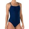 imageSpeedo Womens Solid Endurance Thin Strap SwimsuitSpeedo Navy