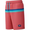 imageSpeedo Boys Swim Trunk Mid Length Redondo PrintedHorizontal Coral Sands