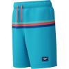 imageSpeedo Boys Swim Trunk Mid Length Redondo PrintedHorizontal Picton Blue