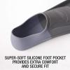 imageSpeedo UnisexAdult Swim Training Fins Rubber Short BladeYellowGrey