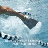 imageSpeedo UnisexAdult Swim Training Fins Rubber Short BladeYellowGrey