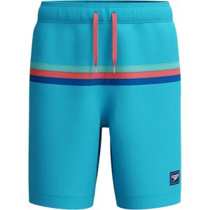 imageSpeedo Boys Swim Trunk Mid Length Redondo PrintedHorizontal Picton Blue