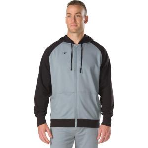 imageSpeedo UnisexAdult Jacket Sweatshirt Full Zip Hoodie Team Warm UpSpeedo Black