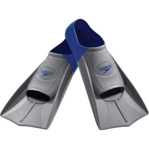 imageSpeedo UnisexAdult Swim Training Fins Rubber Short BladeNavyGrey