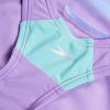 imageSpeedo Girls Swimsuit One Piece Thick Strap Racer Back PrintedSweet Purple