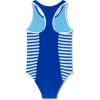 imageSpeedo Girls Swimsuit One Piece Thick Strap Racer Back PrintedTrue Cobalt