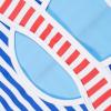 imageSpeedo Girls Swimsuit One Piece Thin StrapsMariner Stripe Cobalt