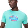 imageSpeedo Mens Uv Swim Shirt Graphic Short Sleeve TeeCrescent Arctic Blue