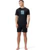 imageSpeedo Mens Uv Swim Shirt Graphic Short Sleeve TeeStamp Anthracite