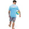 imageSpeedo Mens Uv Swim Shirt Graphic Short Sleeve TeeTranquil Blue