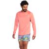 imageSpeedo Mens Uv Swim Shirt Long Sleeve Fitness RashguardCupid Coral