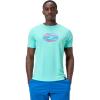 imageSpeedo Mens Uv Swim Shirt Graphic Short Sleeve TeeCrescent Arctic Blue